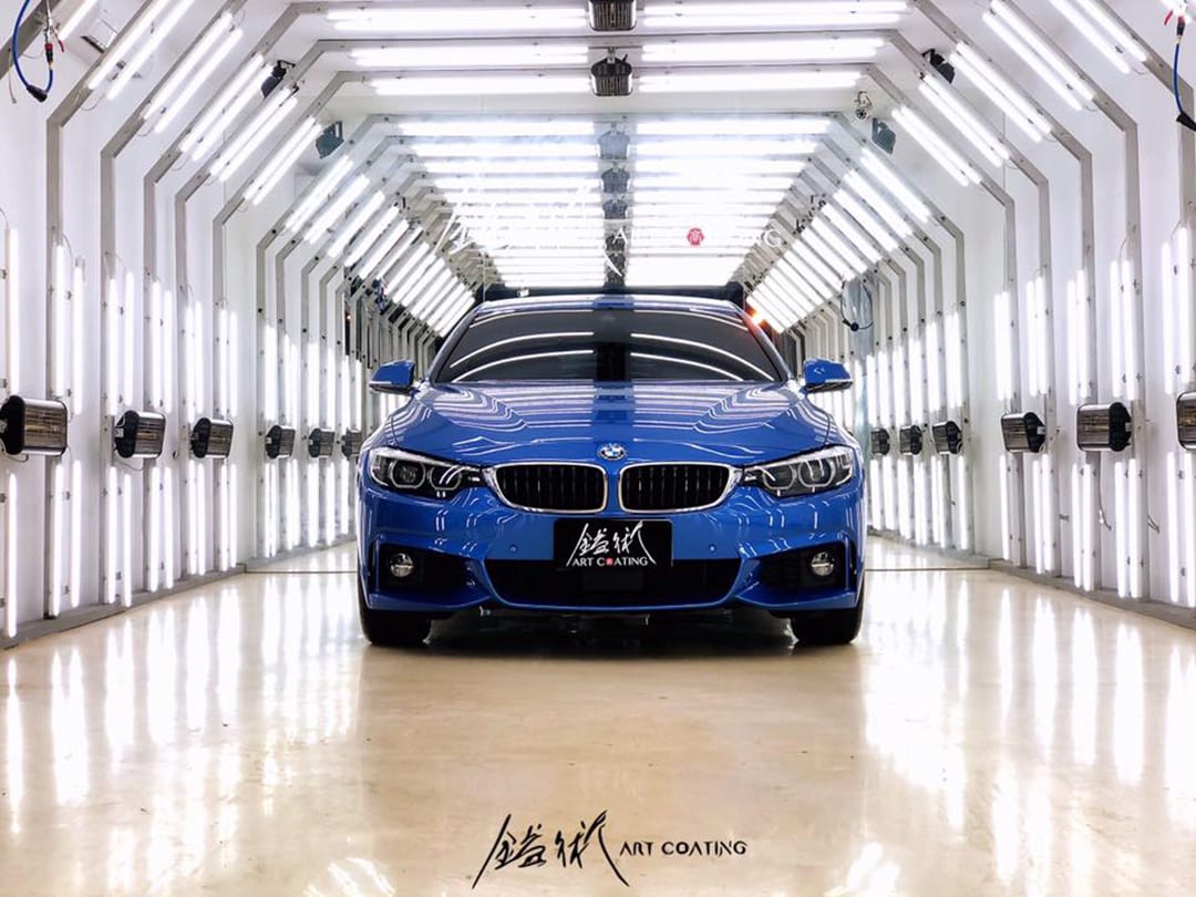 BMW 寶馬 420i 藍色作品主圖