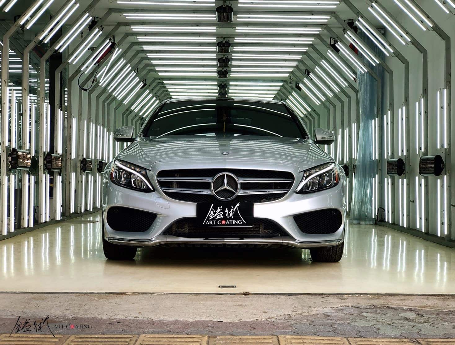 Benz 賓士 C300 銀色作品主圖