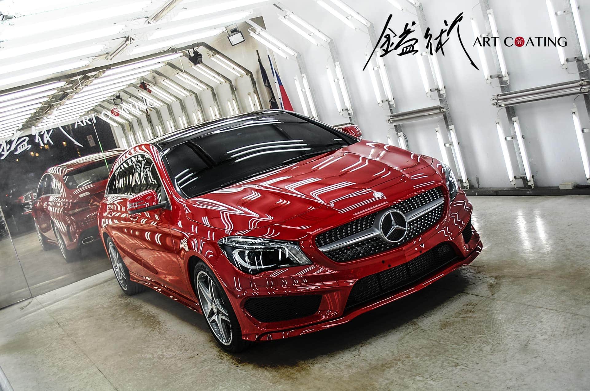 Benz 賓士 CLA250 紅色作品主圖