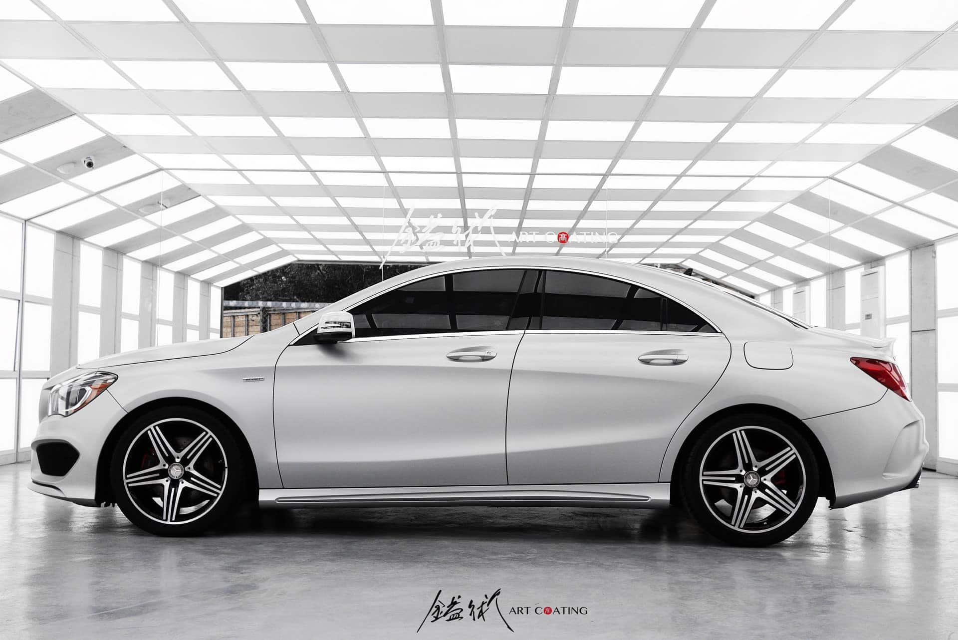Benz 賓士 CLA250 消光銀作品主圖