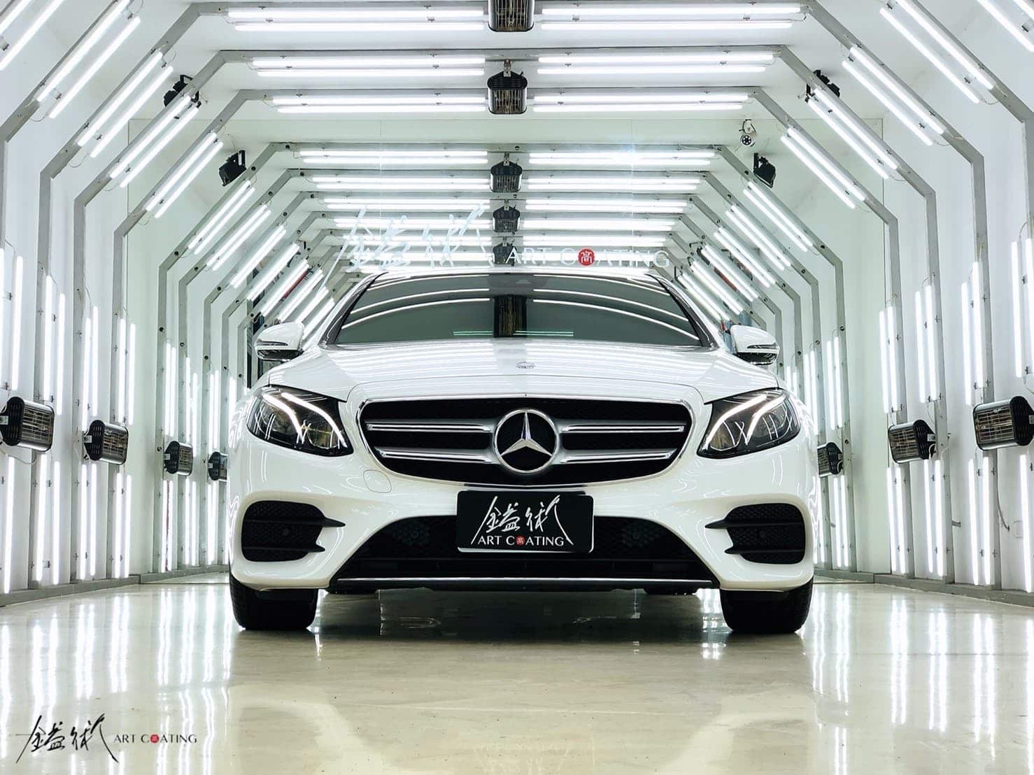 Benz 賓士 E250 白色作品主圖