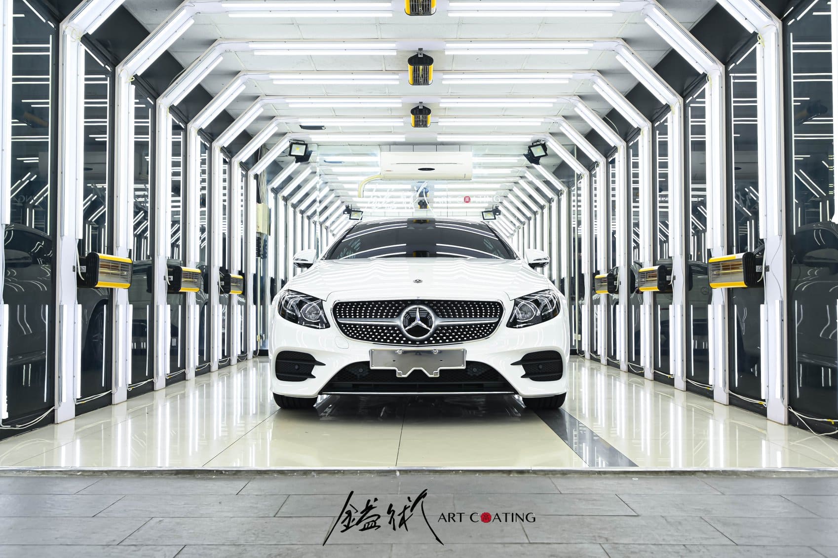 Benz 賓士 E300 白色作品主圖