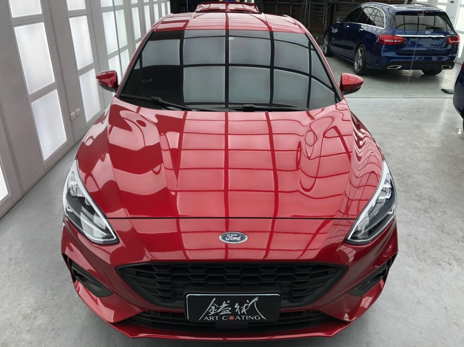 Ford 福特 Focus ST-Line 紅色作品主圖