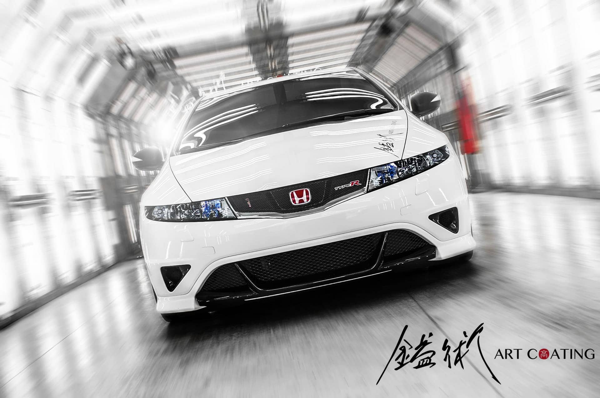 Honda 本田 Civic TypeR 白色作品主圖