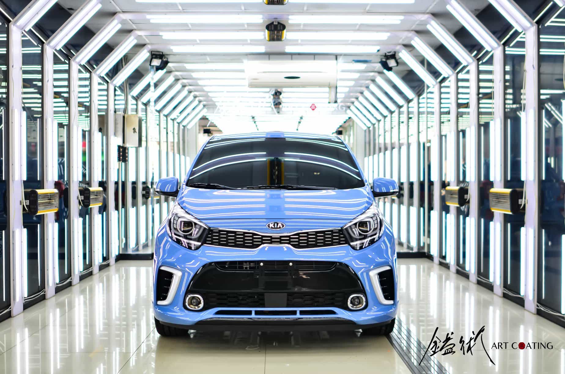 KIA 起亞 picanto 藍色作品主圖