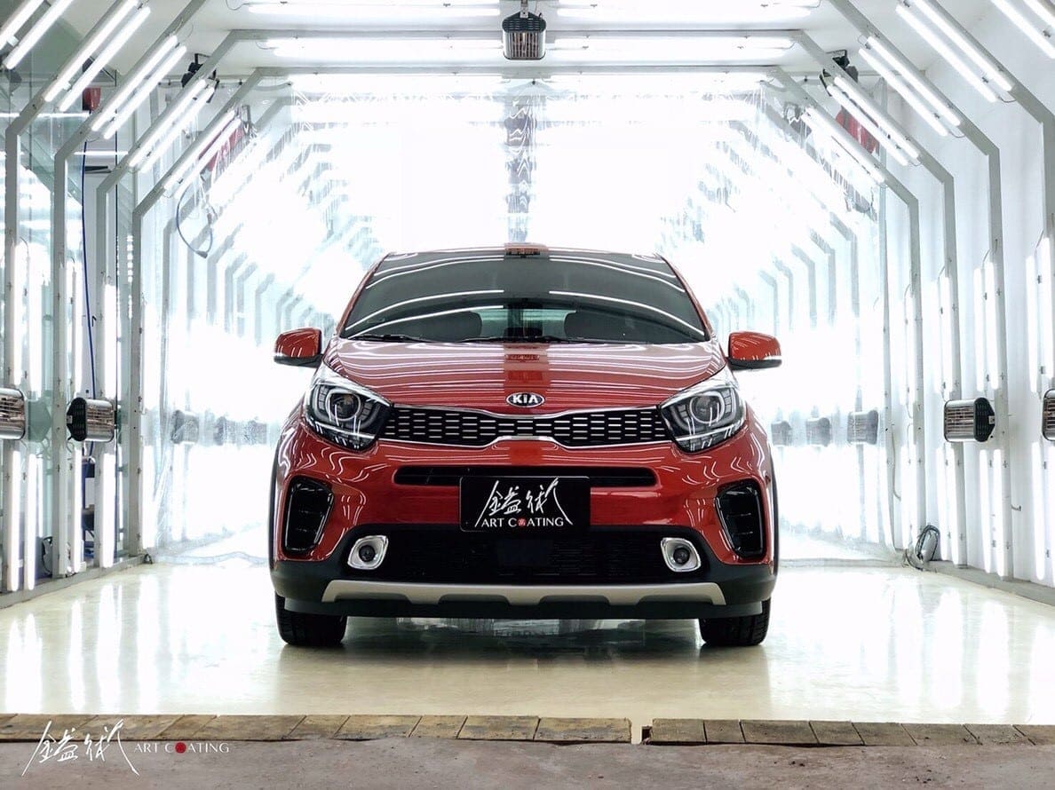KIA 起亞 picanto 紅色作品主圖