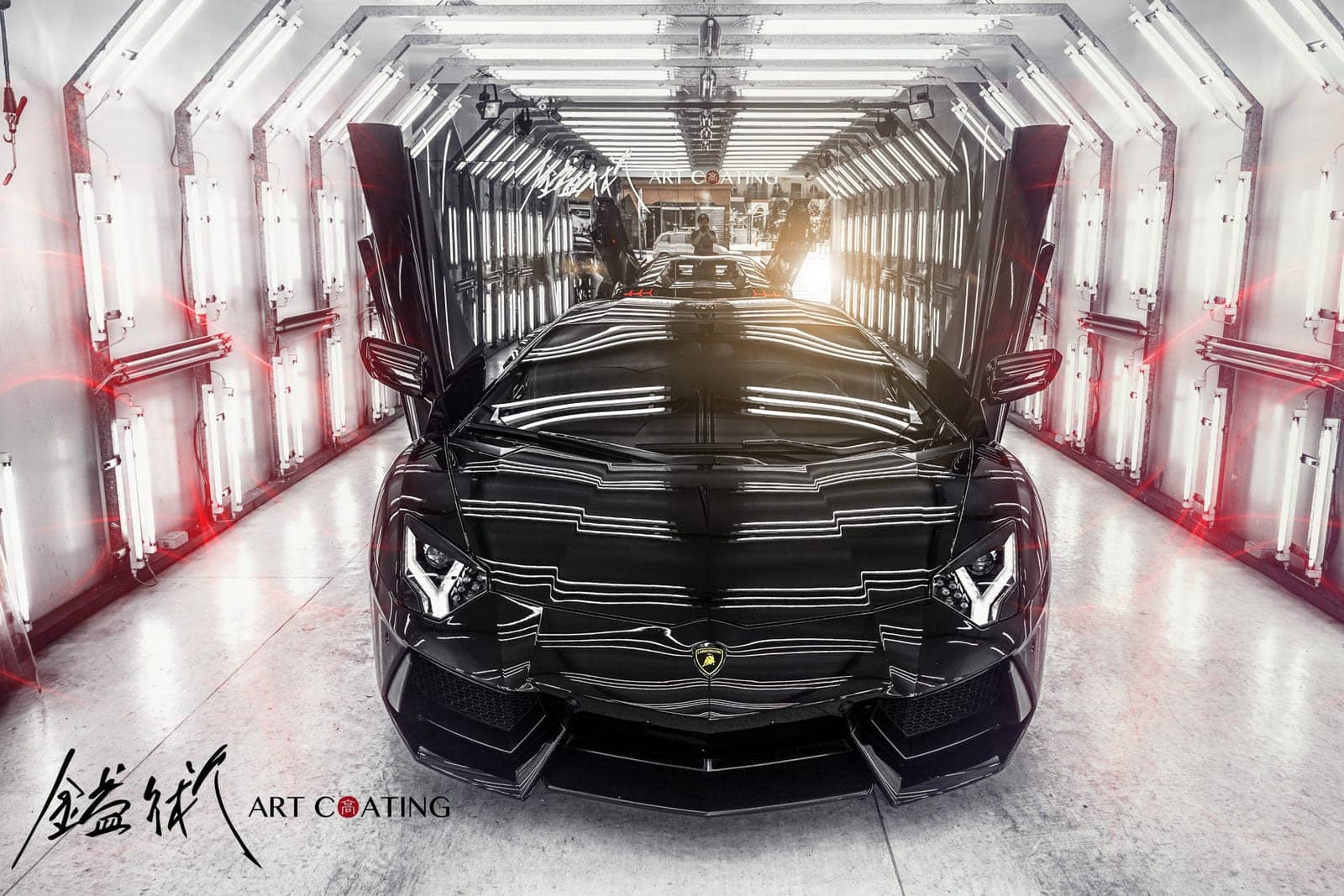 Lamborghini 藍寶堅尼 Aventador LP700-4 黑色作品主圖