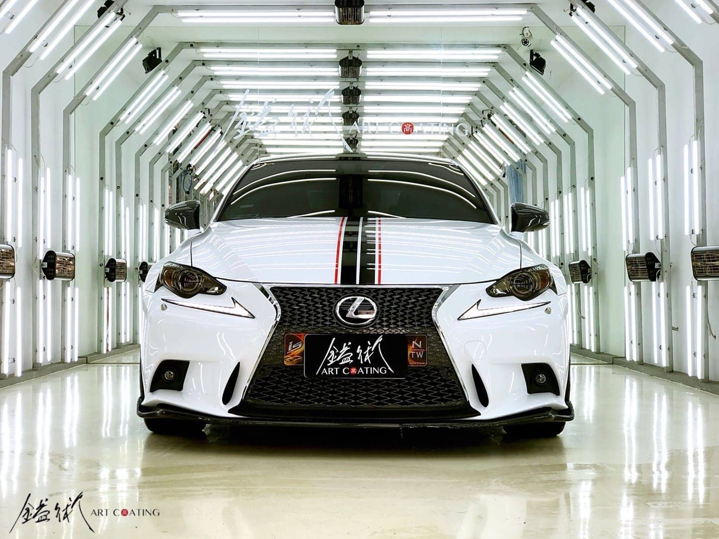 Lexus 凌志 IS-F 白色作品主圖