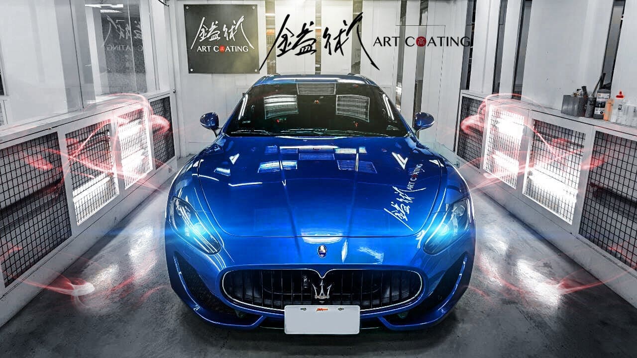 Maserati 瑪莎拉蒂 GranTurismo 藍色作品主圖