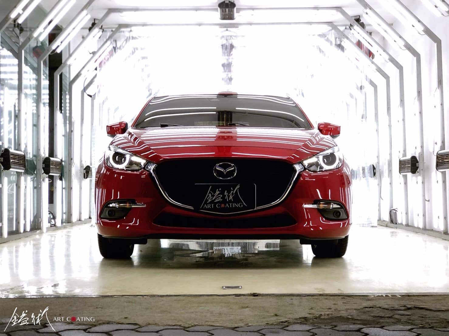 Mazda 馬自達 3 紅色作品主圖