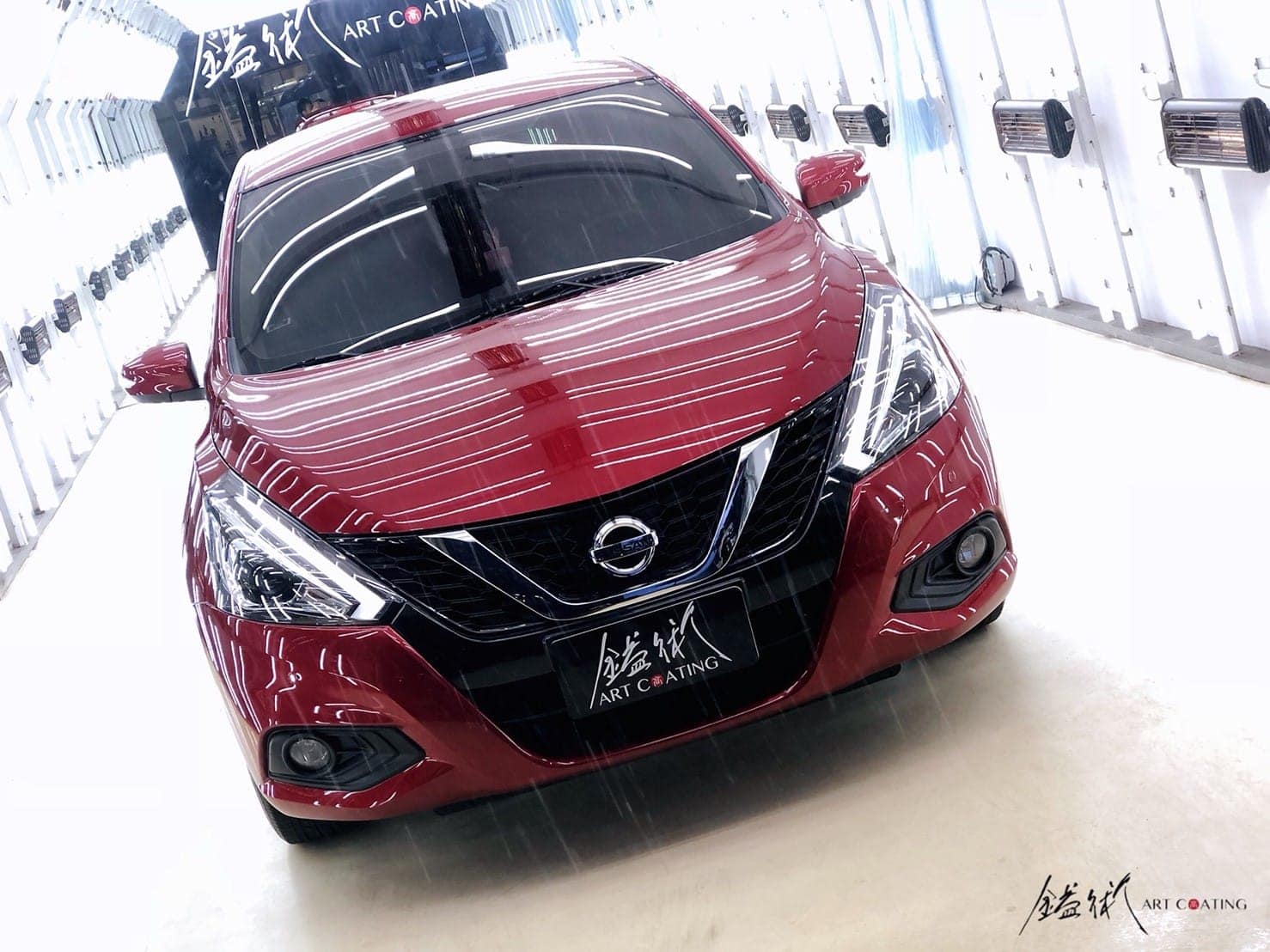 Nissan 日產 Tiida 紅色作品主圖