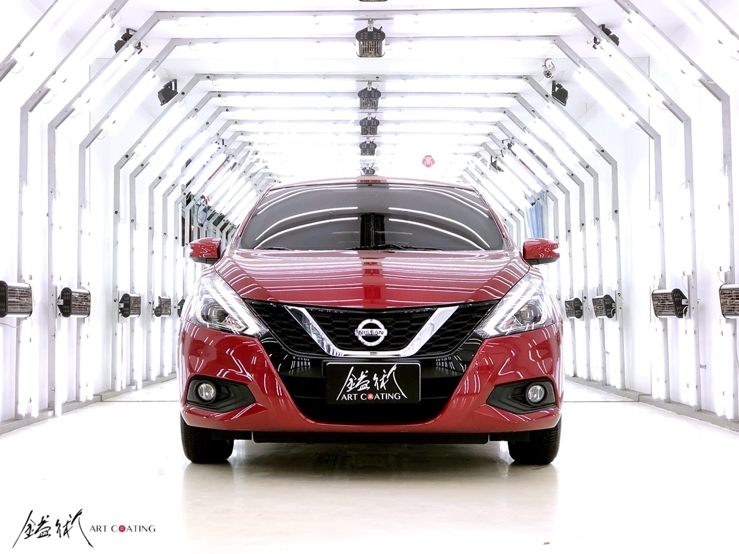 Nissan 日產 Tiida 紅色作品主圖