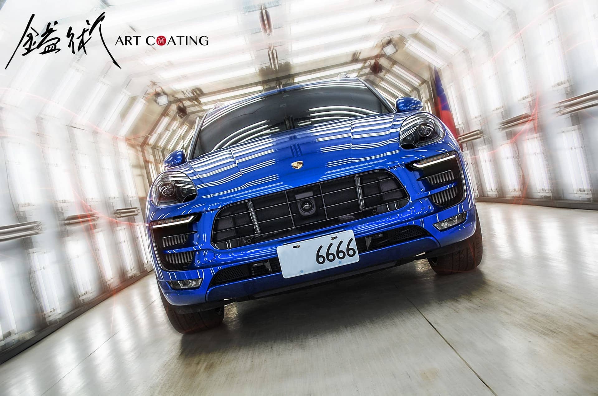 Porsche 保時捷 Macan Turbo 藍色作品主圖