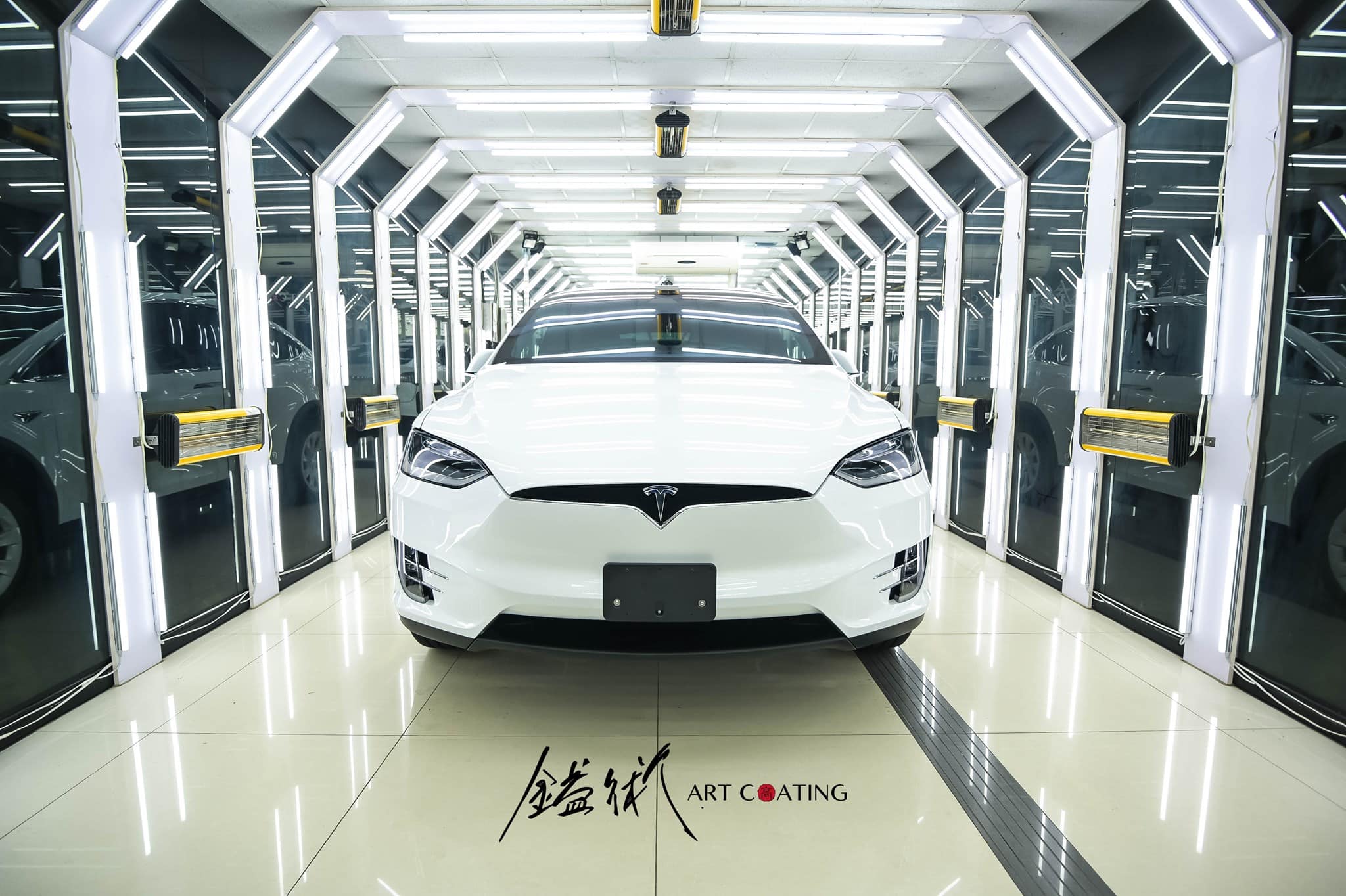 Tesla 特斯拉 Model-X 白色作品主圖