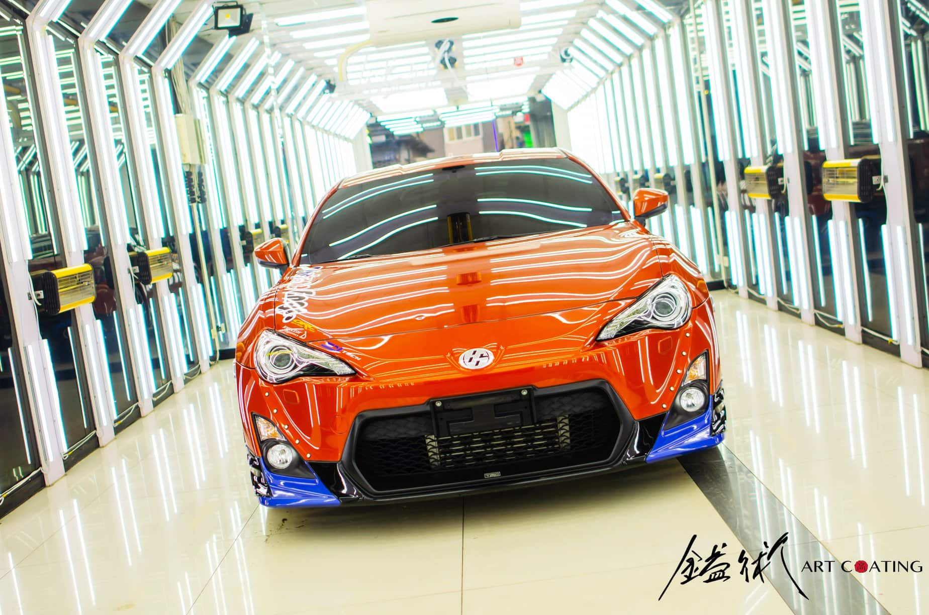 Toyota 豐田 86 橘色作品主圖