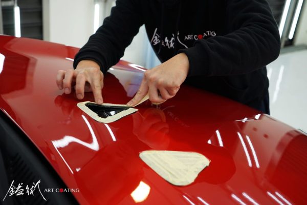 車身配件部位用美容紙膠帶保護